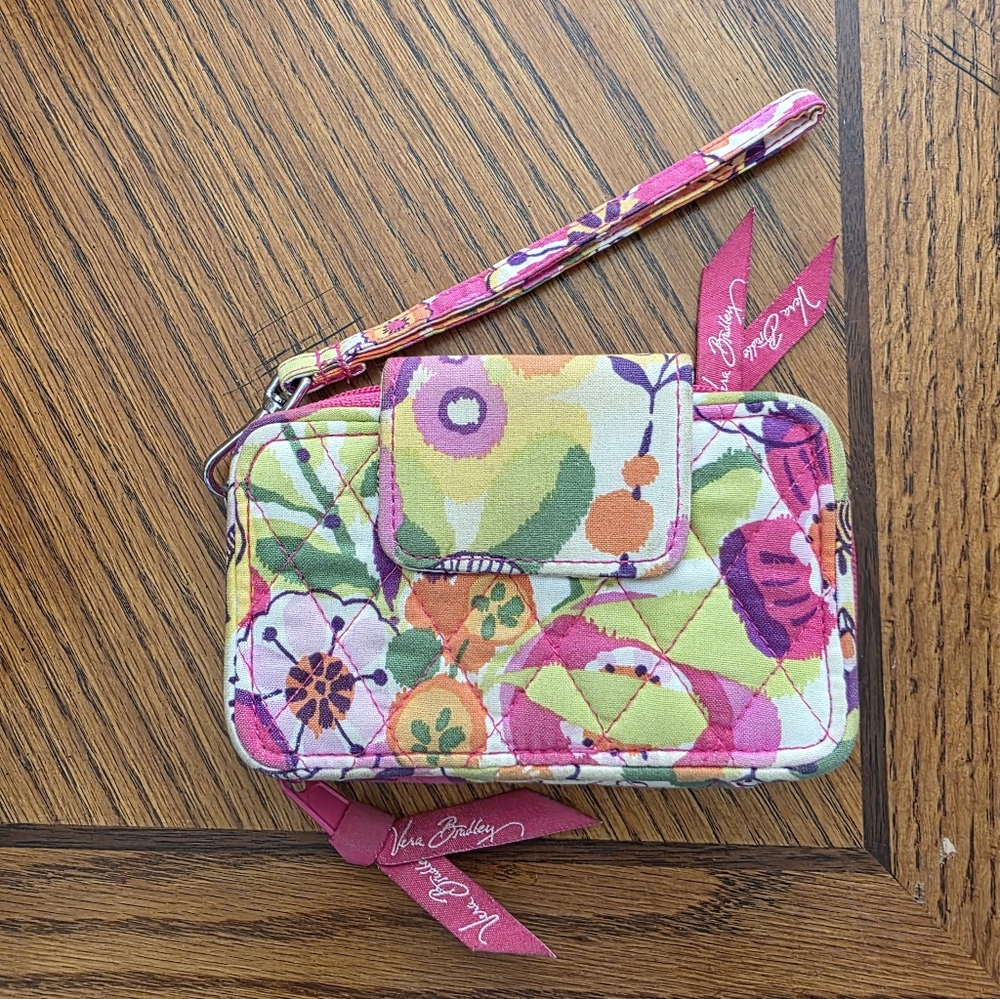 Vera Bradley Floral Wristlet